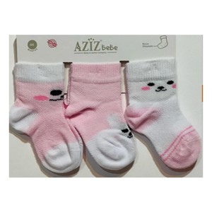 Aziz Bebe Kedi 3lü Çorap