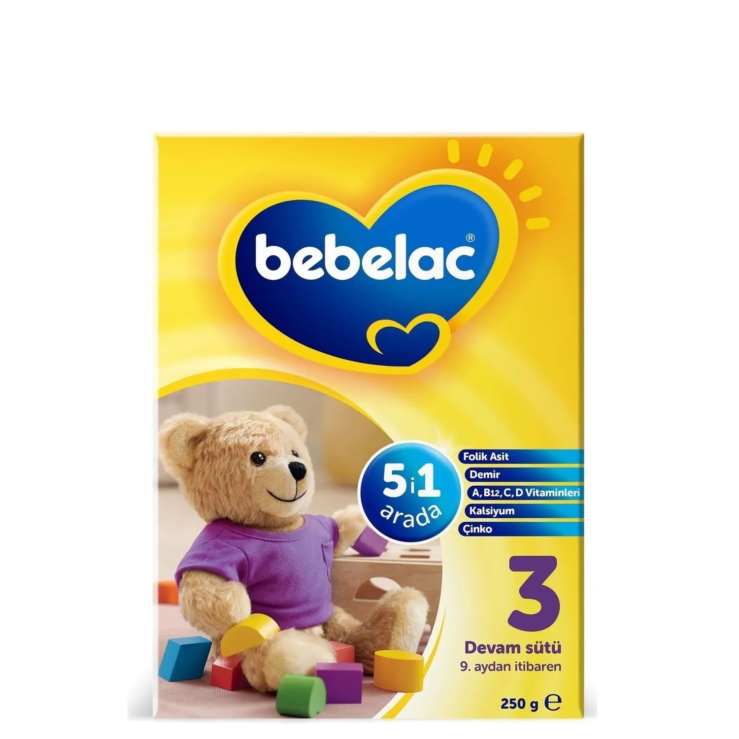 Bebelac 3 Vitamin Demir 250g 