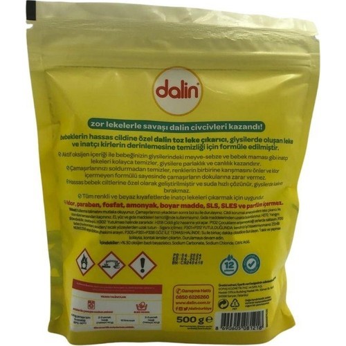 Dalin Toz Leke Çıkarıcı 500gr 