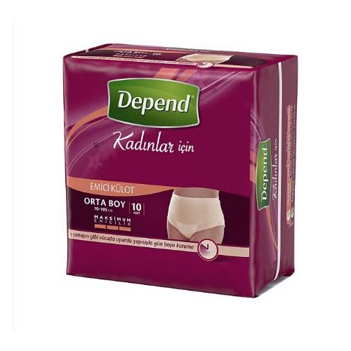 Depend Emici Külot Large 10lu 