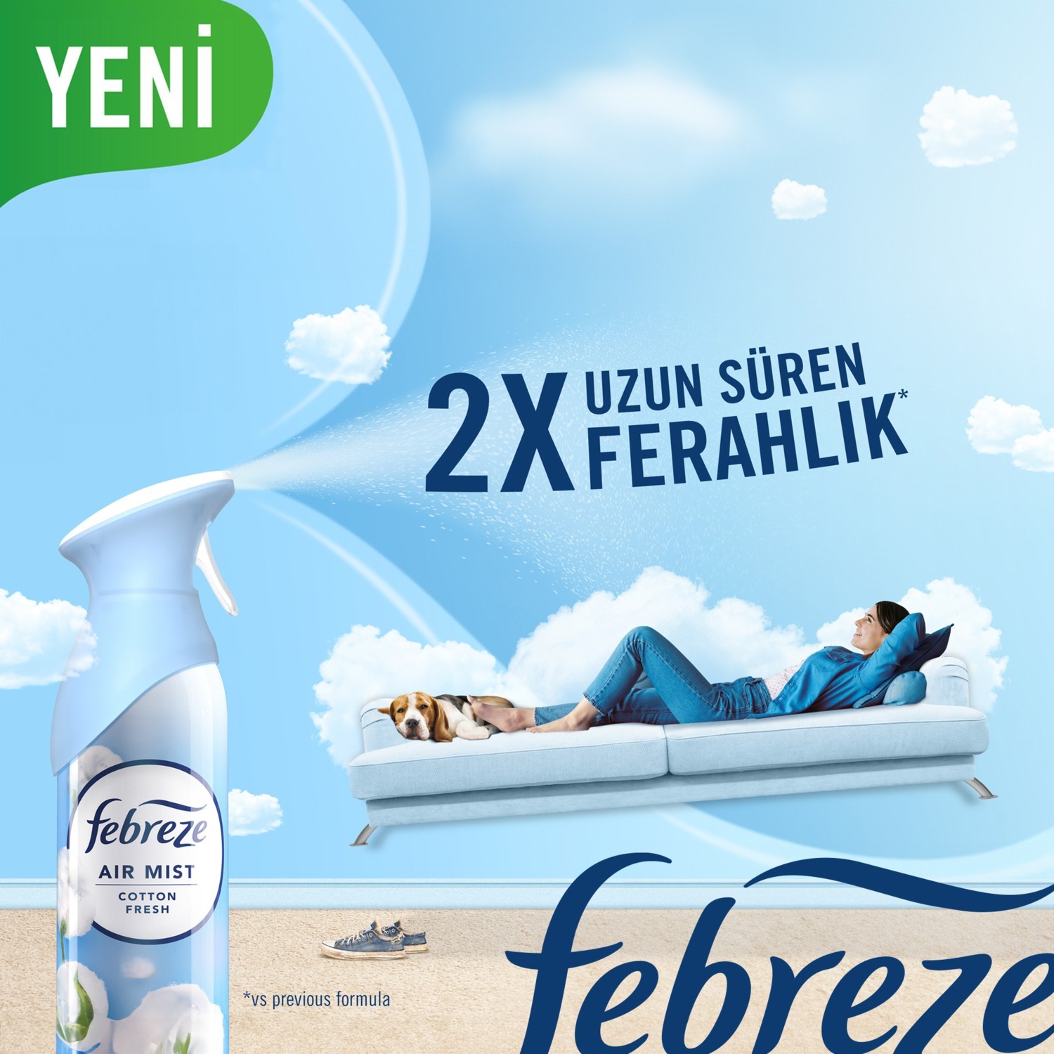 Febreze Aerosol Dağ Esintisi 185ml 