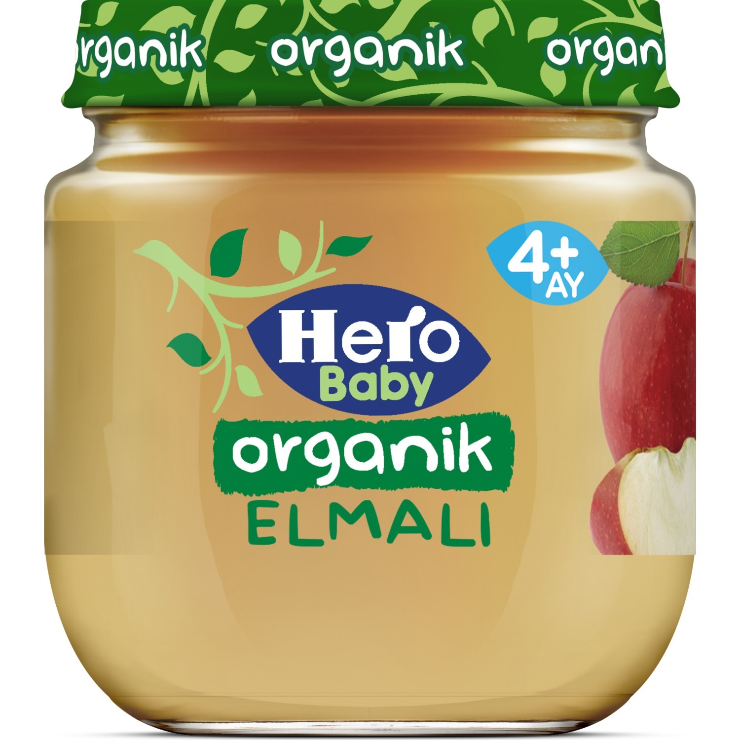 Hero Baby Organik Elmalı Kavanoz Maması 120 Gr 