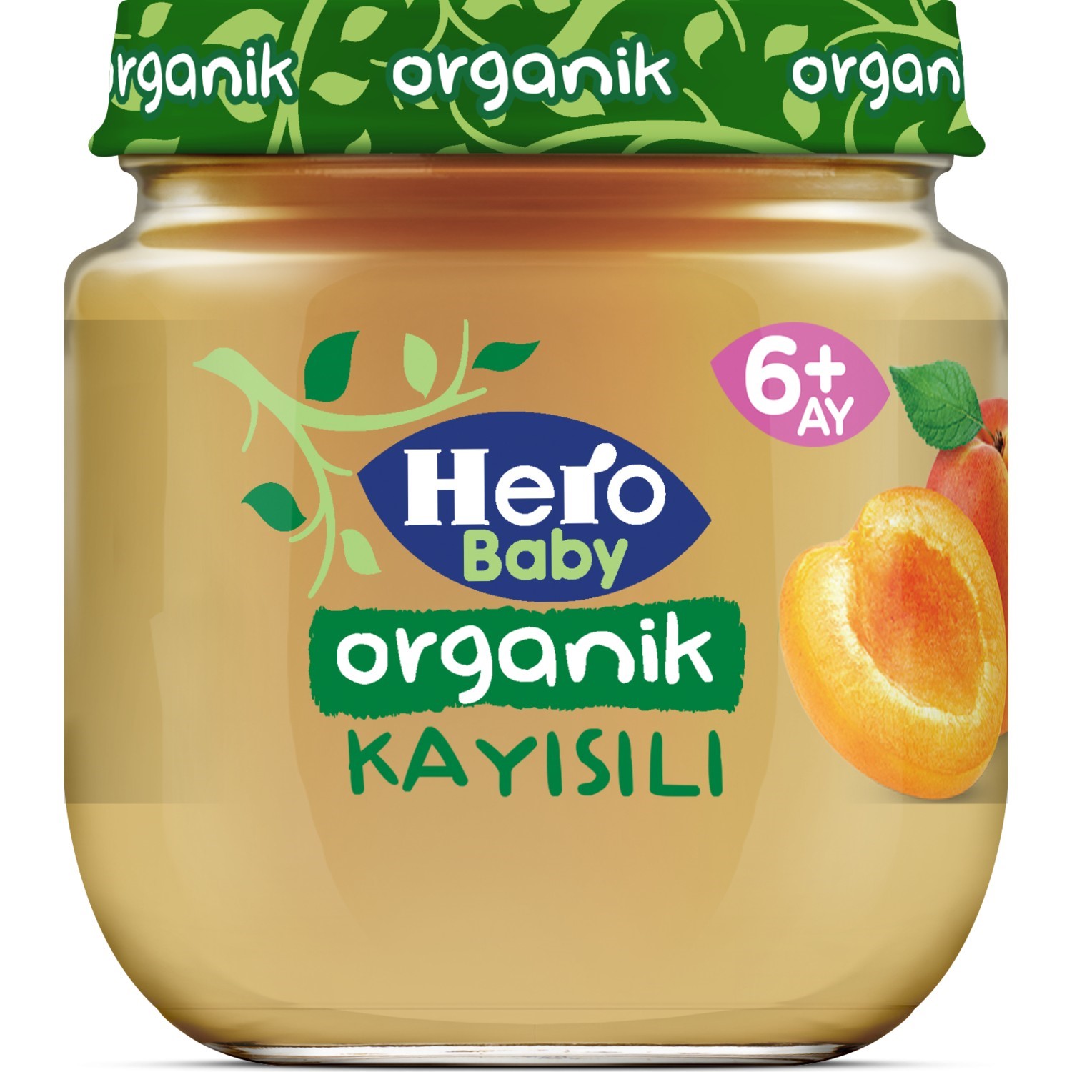 Hero Baby Organik Kayısılı Kavanoz Maması 120 Gr 