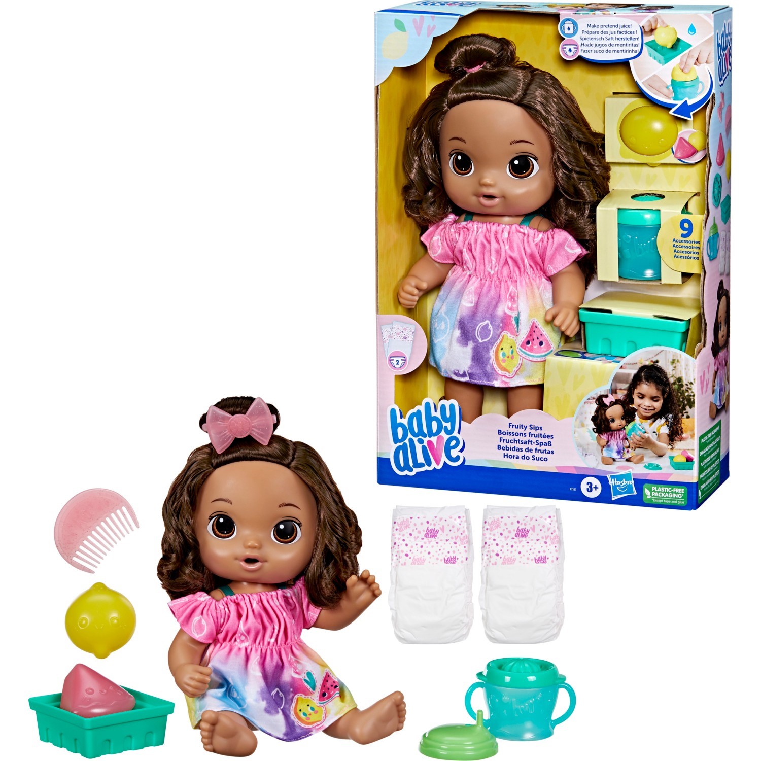 Baby Alive Bebeğim İle Eğlenceli Yudumlar Esmer 