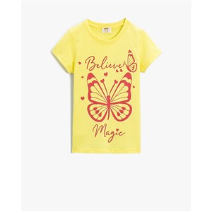 Koton Kids Believe Magic Tshirt Sarı