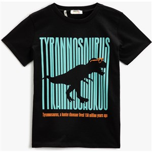 Koton Kids Dinosaur Tshirt Siyah