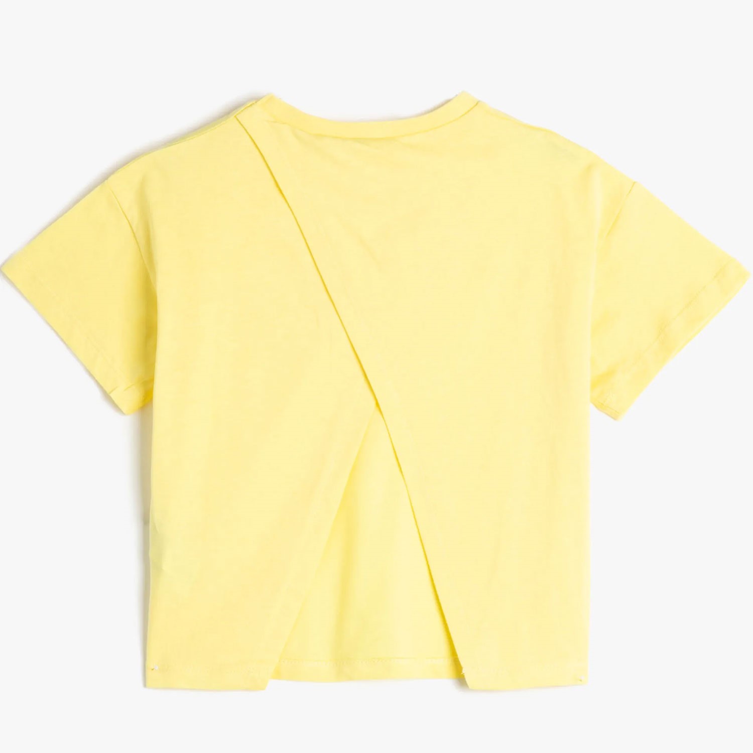 Koton Kids Düz Tshirt Sarı