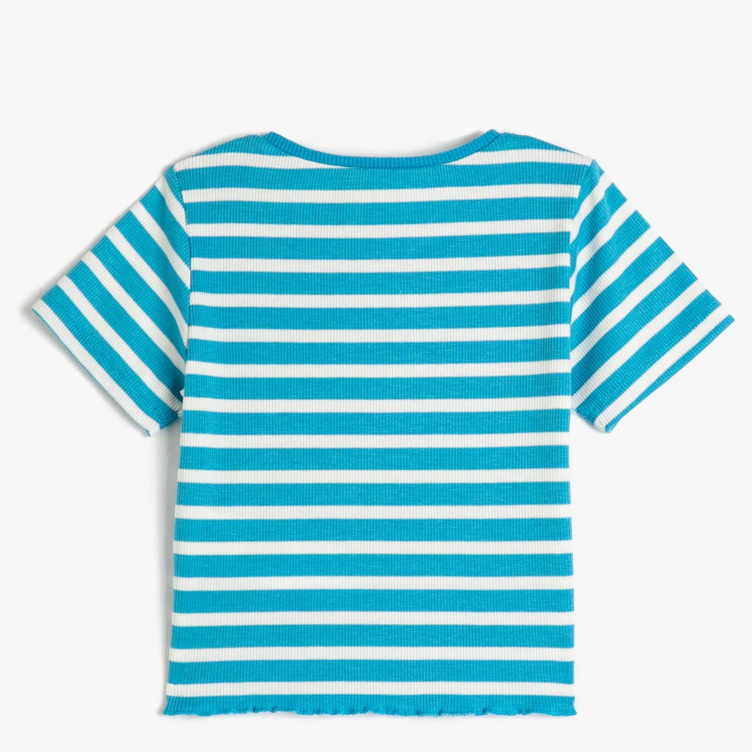 Koton Kids Çizgili T-Shirt Mavi
