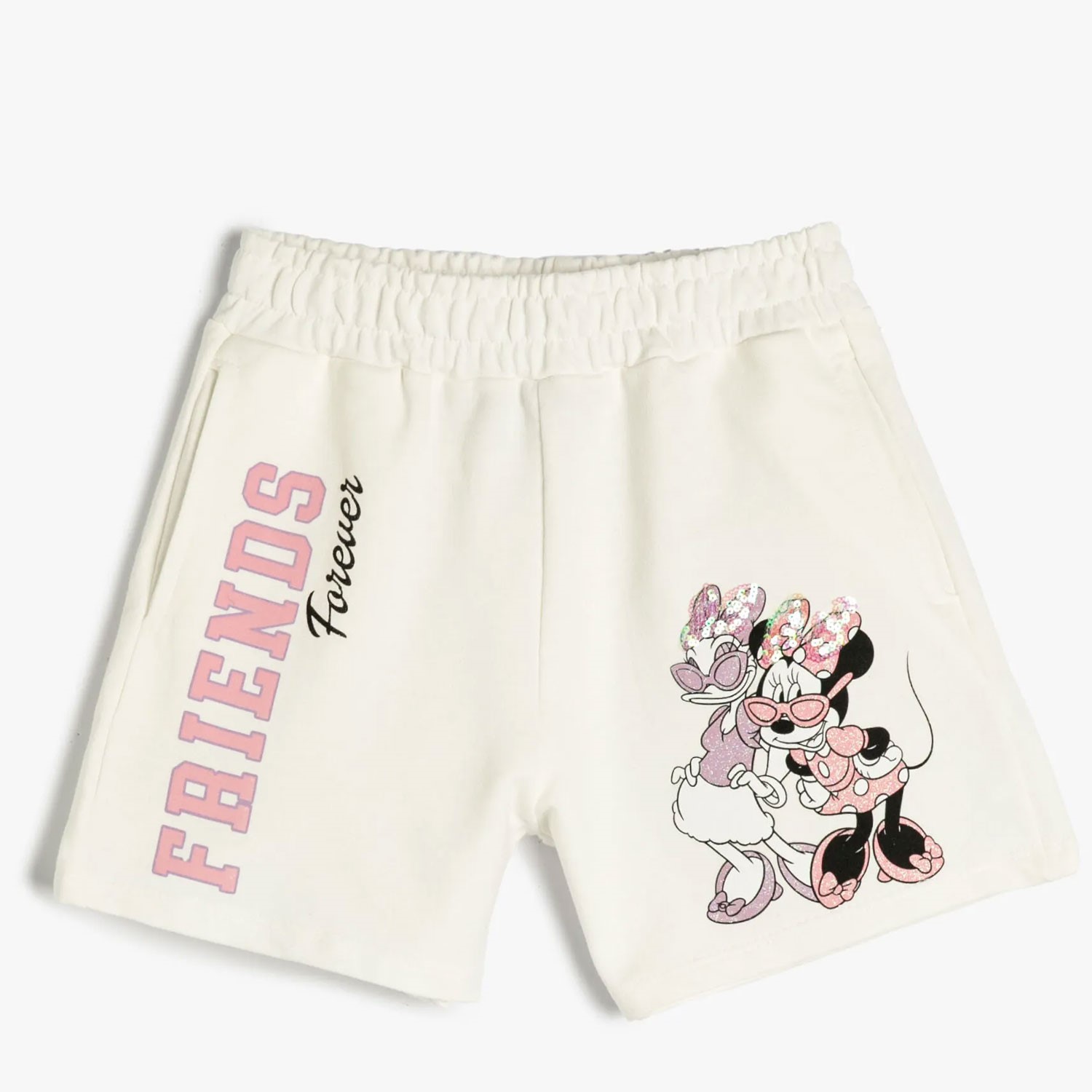 Koton Kids Minnie Mouse Şort Ekru