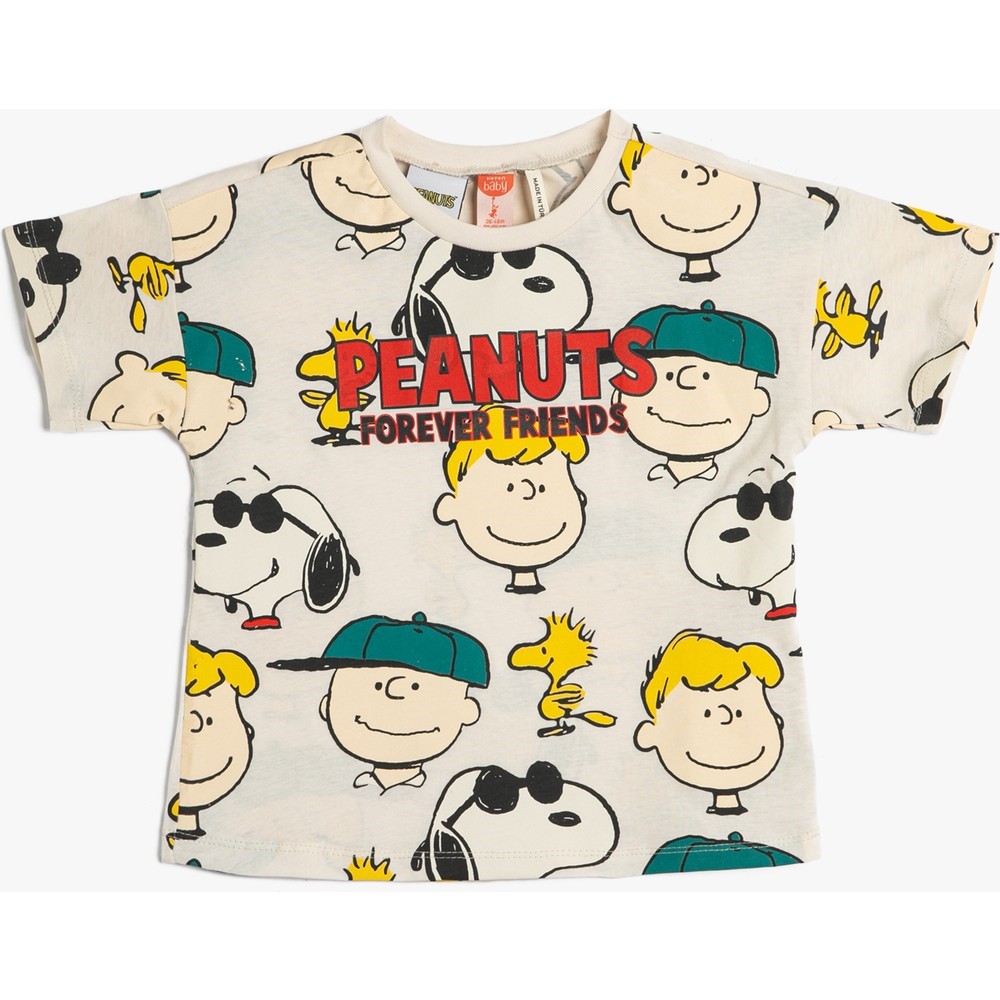 Koton Kids Peanuts T-Shirt Ekru