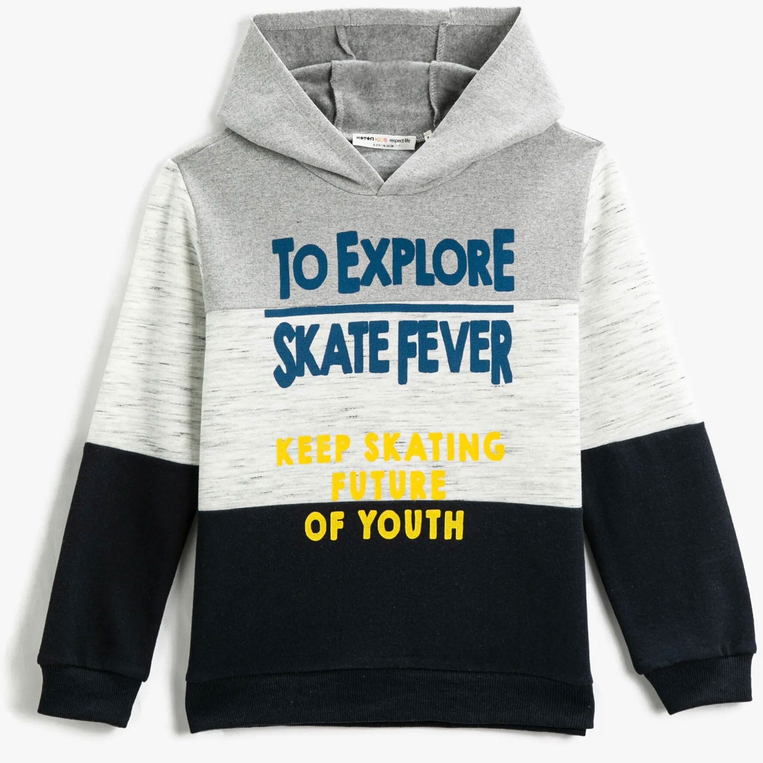 Koton Kids Explore Skate Sweatshirt Gri