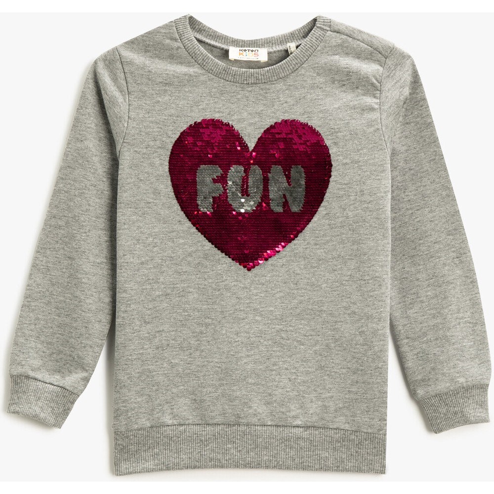 Koton Kids Fun Sweatshirt Gri