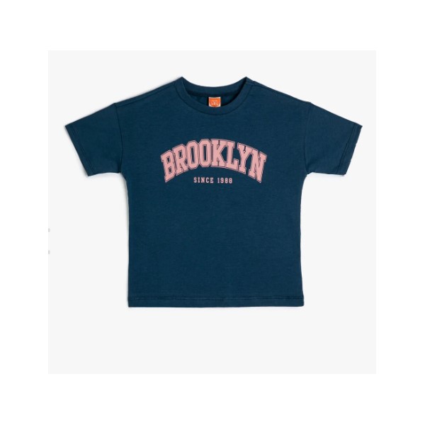 Koton Kids Brooklyn T-Shirt Lacivert