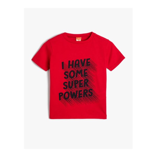 Koton Kids Super Powers Tshirt Kırmızı