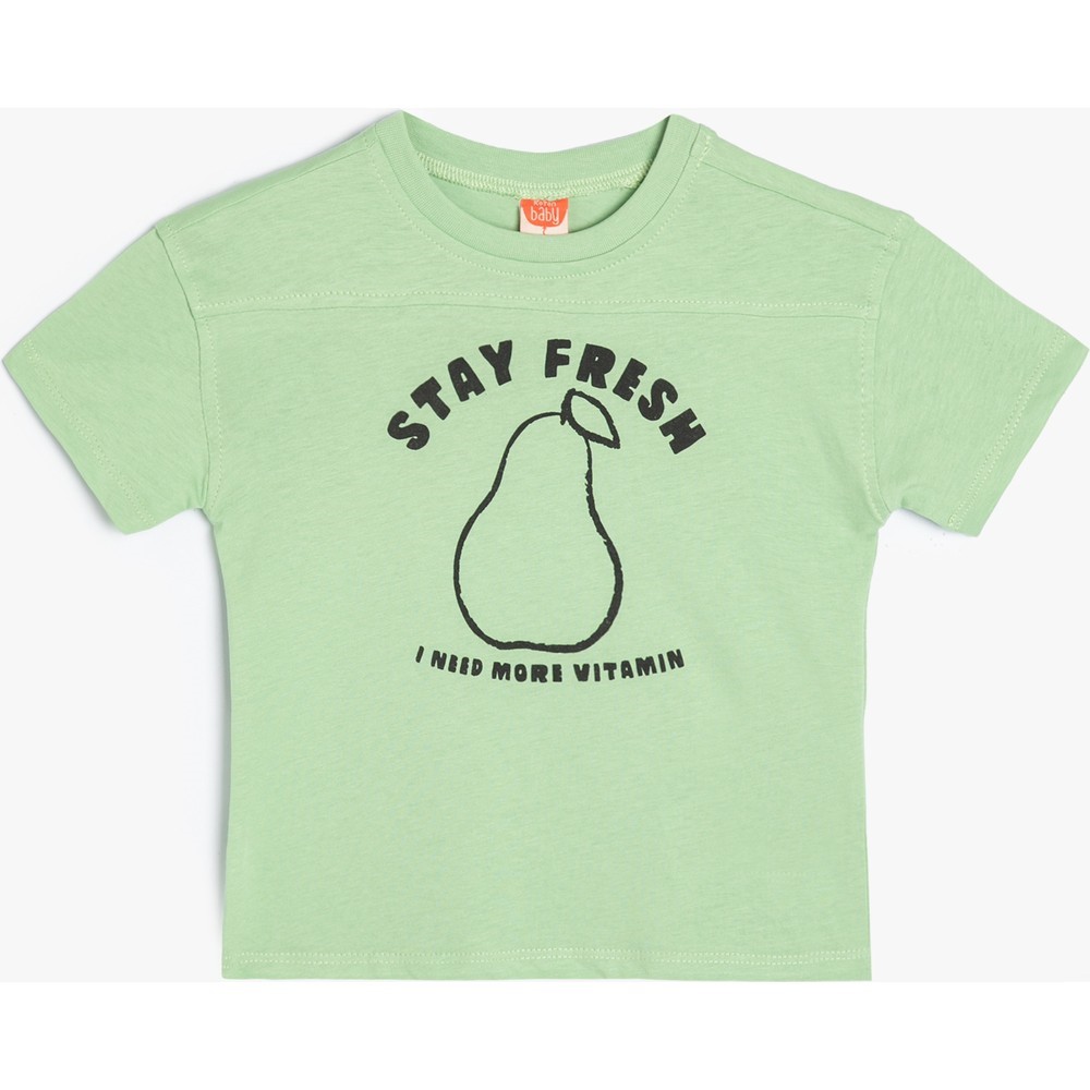 Koton Kids Stay Fresh TShirt Yeşil