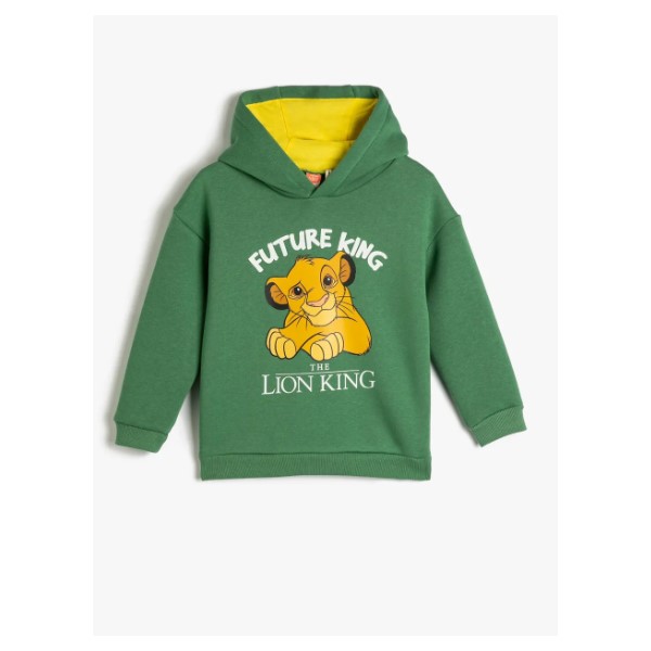 Koton Kids Lion King Sweatshirt Yeşil