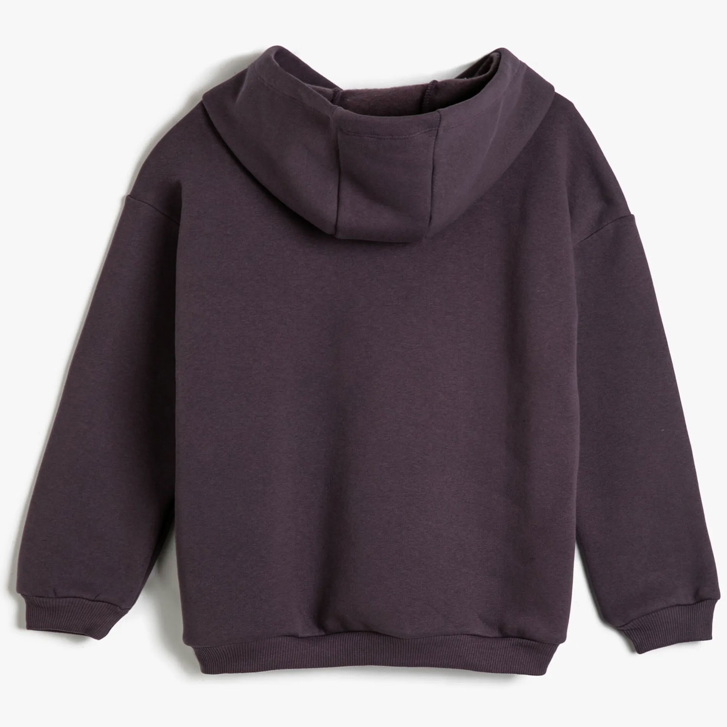 Koton Kids Hey Yazılı Sweatshirt Mor