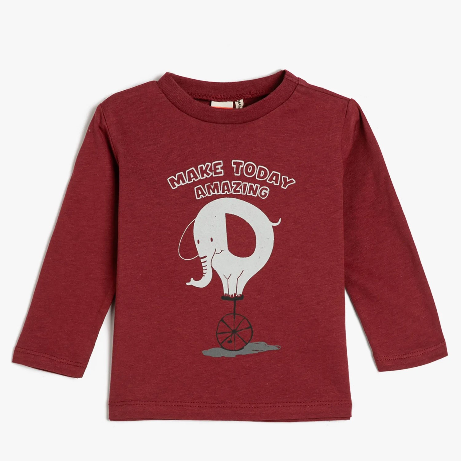 Koton Kids Fil Sweatshirt Bordo