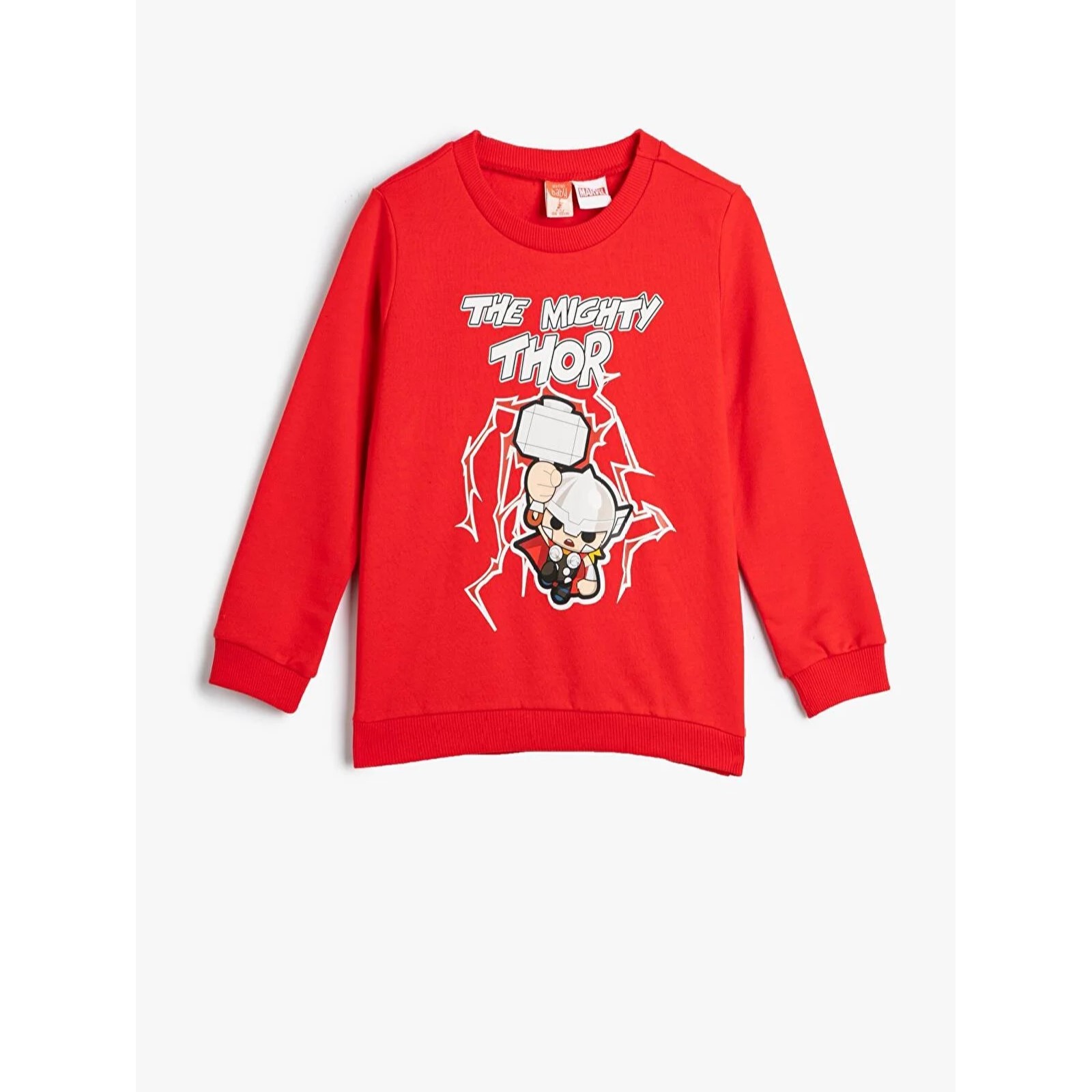 Koton Kids The Mighty Thor Sweatshirt Kırmızı