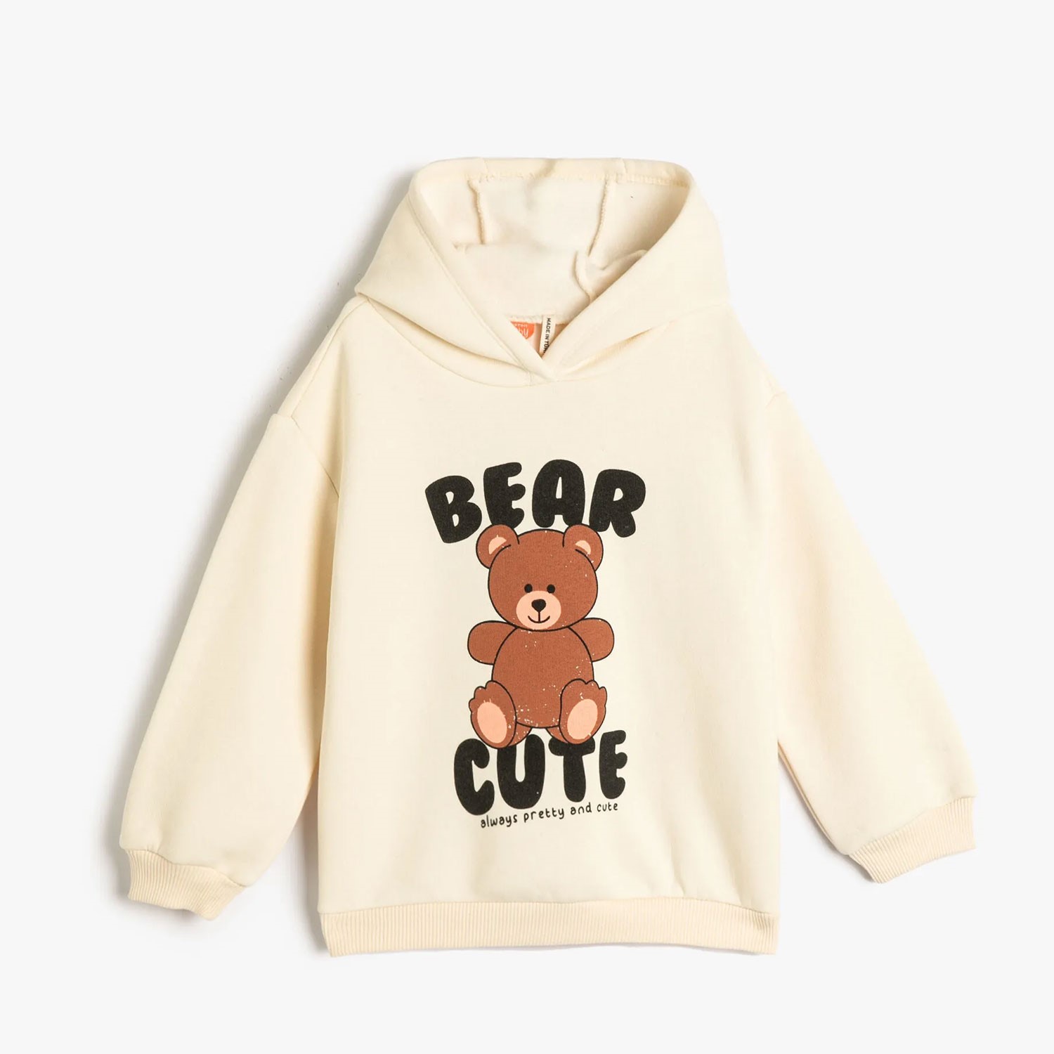 Koton Kids Bear Sweatshirt Ekru