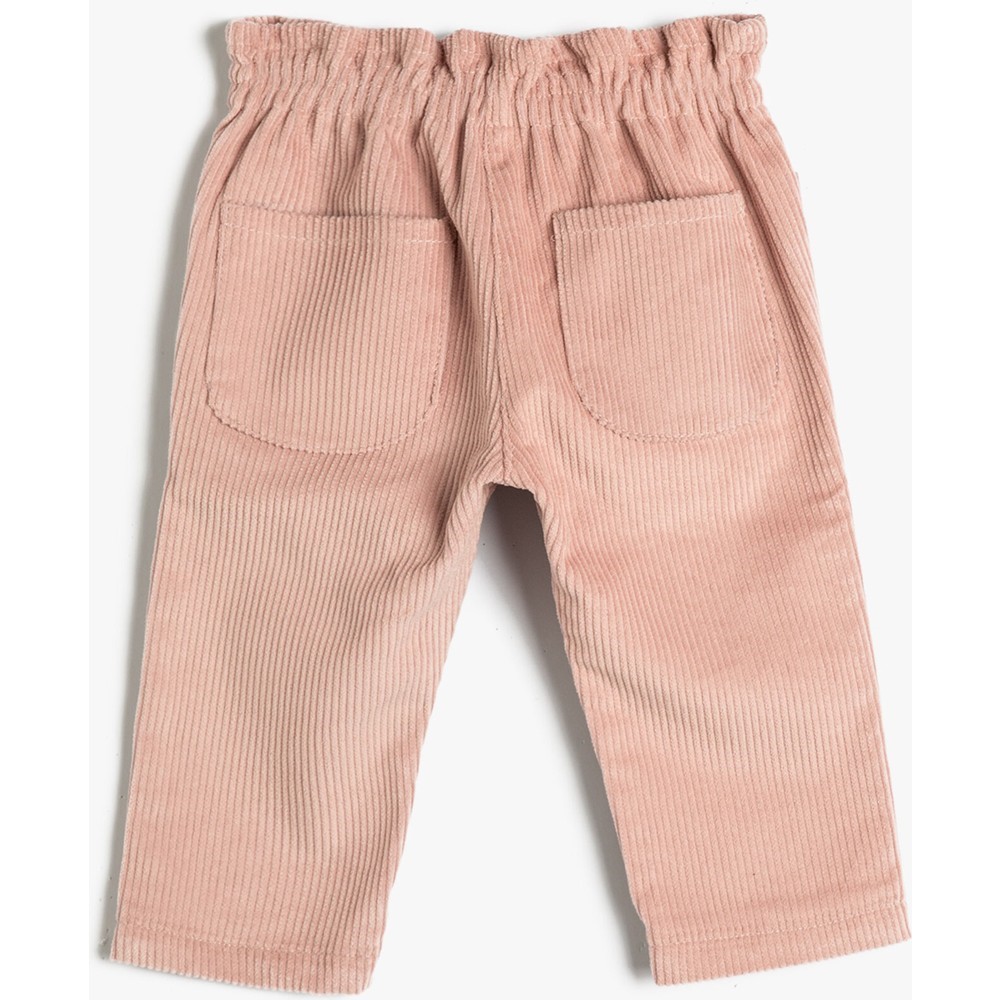 Koton Kids Fitilli Pantolon Pembe