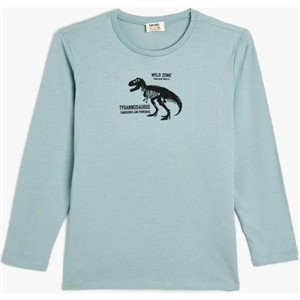 Koton Kids Wildzone Sweatshirt Mavi