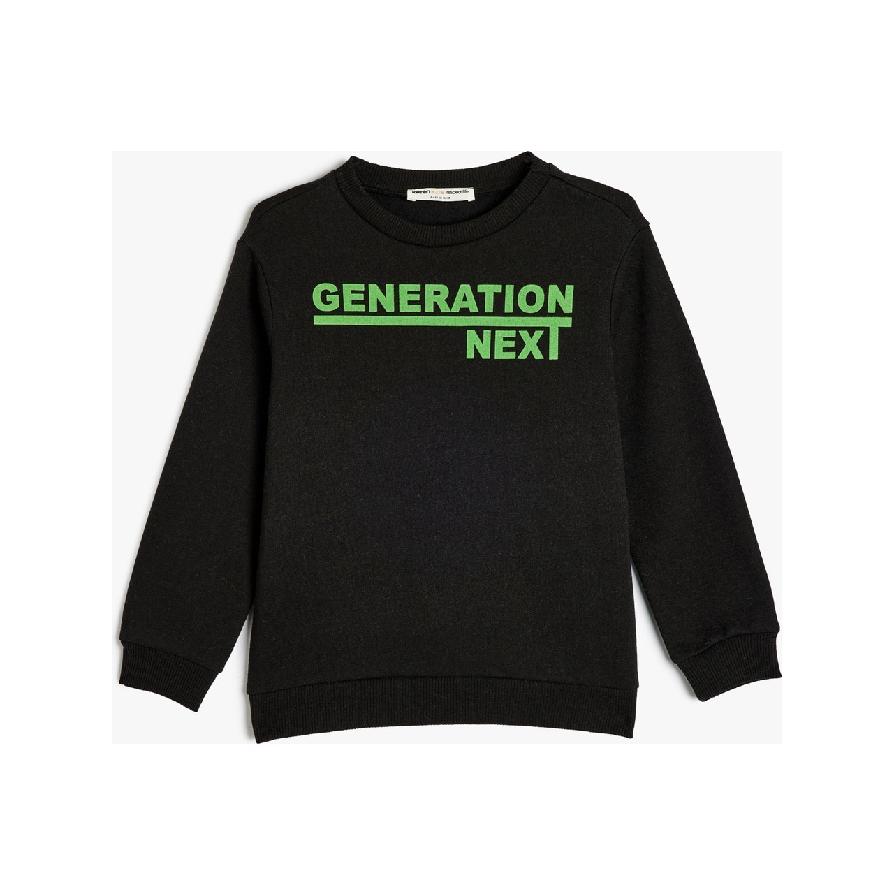 Koton Kids Next Sweatshirt Siyah