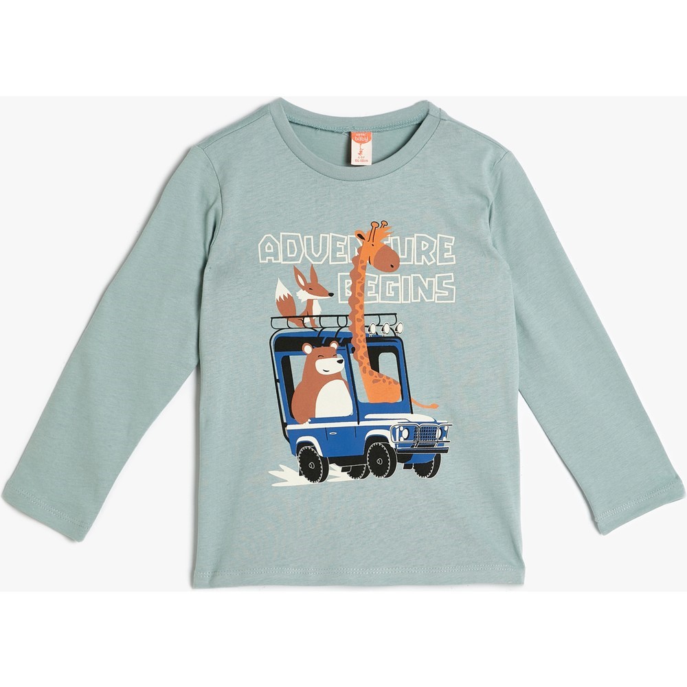 Koton Kids Adventure Sweatshirt Mavi