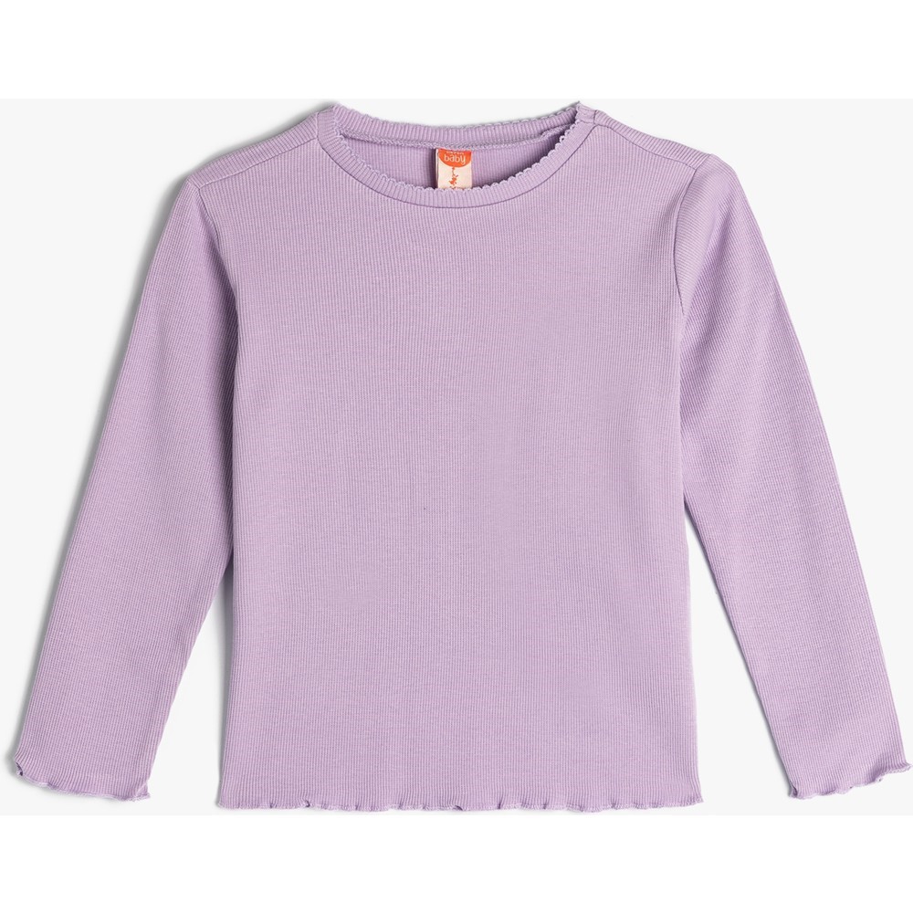 Koton Kids Basic Sweatshirt Lila