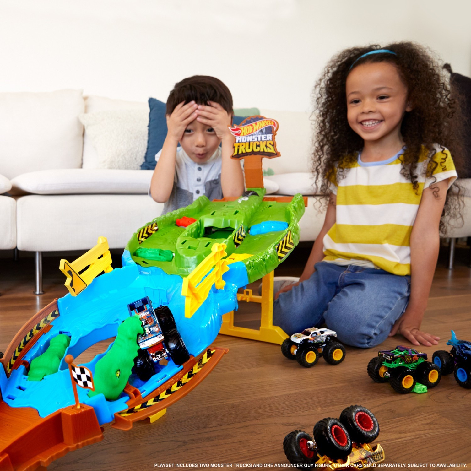 Hot Wheels Monster Truck Heyacanlı Yarışlar 