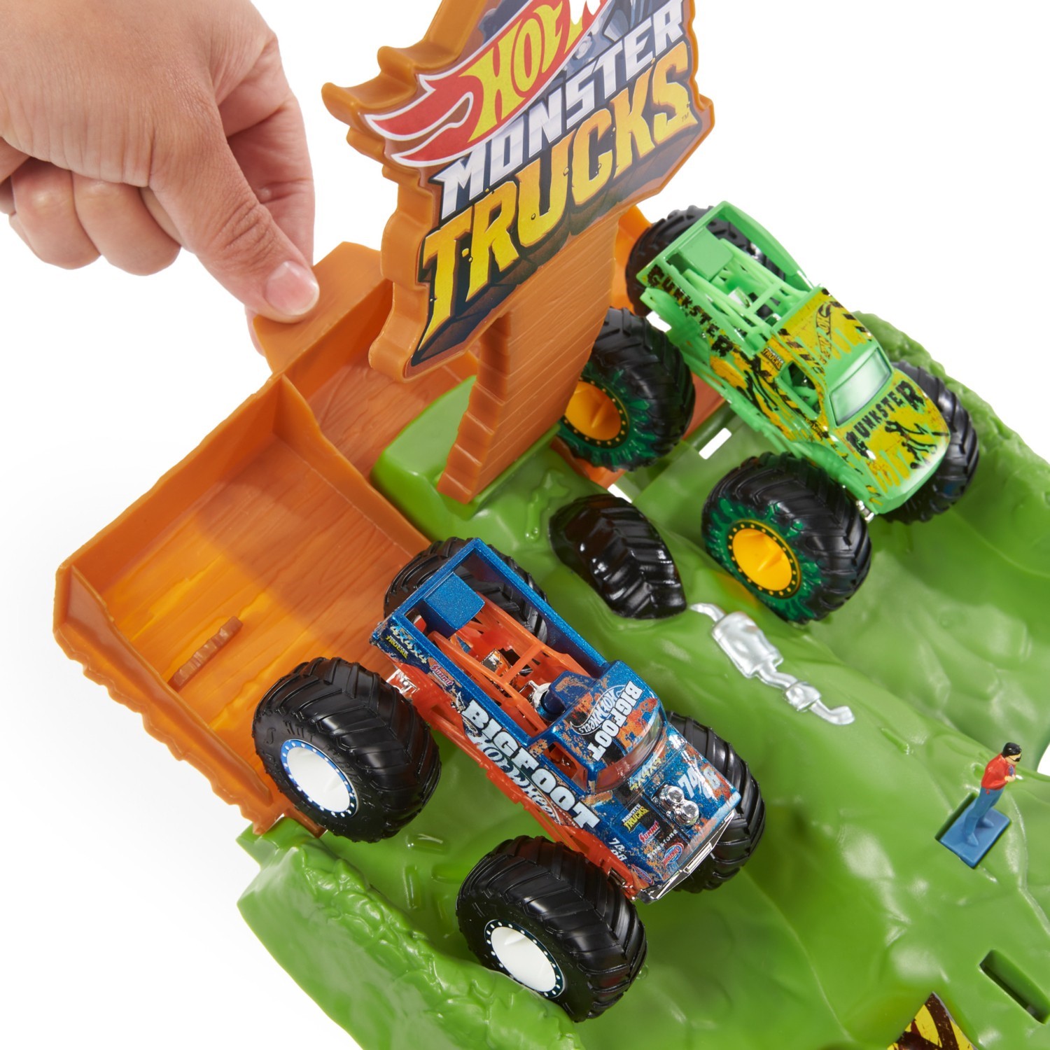 Hot Wheels Monster Truck Heyacanlı Yarışlar 