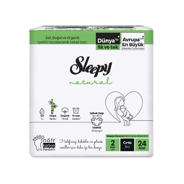 Sleepy Natural Bez Mini No:2 24lü 