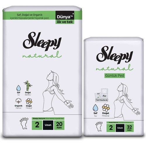 Sleepy Natural Ultra Uzun Ped+Günlük Uzun Ped (20+32) 