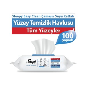 Sleepy Yüzey Temizlik Havlusu Çamaşır Suyu 100lü