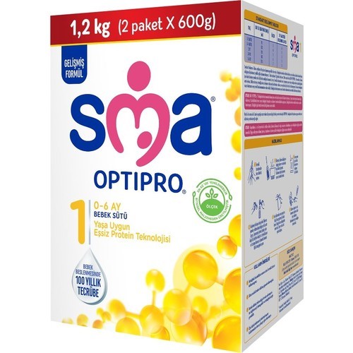 Sma Optipro Probiyotik 1 1200 gr 0-6 Ay Devam Sütü 