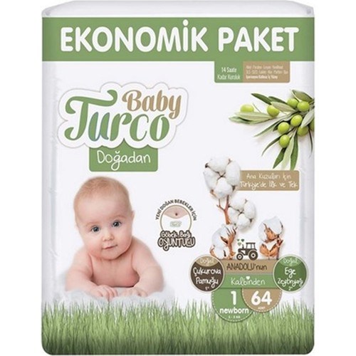 Baby Turco Doğadan Eco Yeni Doğan No:1 64'lü 