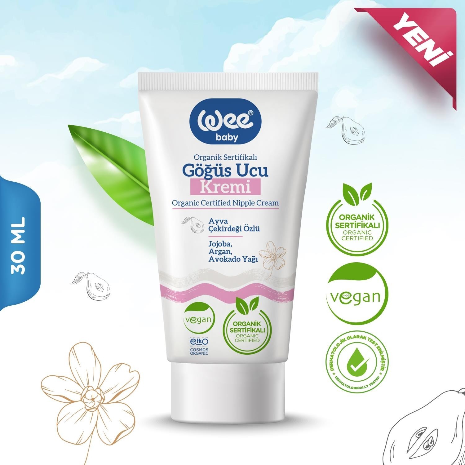 Wee Göğüs Ucu Kremi 30 ml 